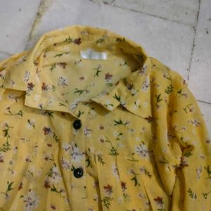 Floral Yellow Top