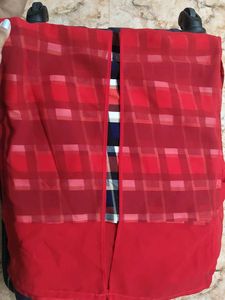 Beautiful Red Collar Kurti 🎀
