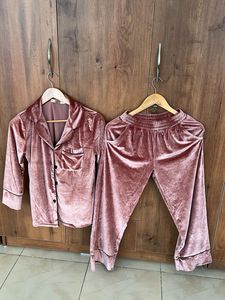 Velvet Lounge Pants And Top