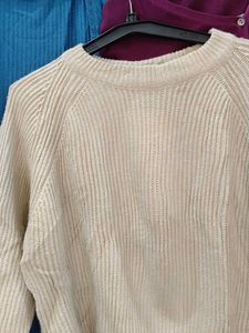 Cream Knit Pullover