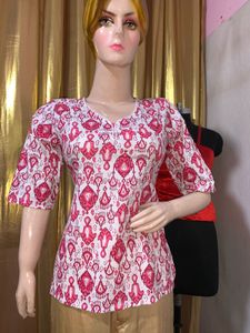 Printed Short Kurti New Only