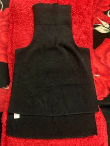 Black Knit Turtleneck Dickie