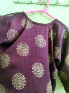 Beautiful Maroon Short Kurti