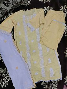 chikankari suit set