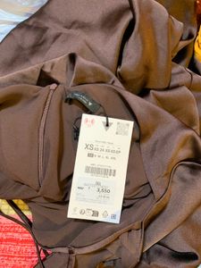 Zara Satin Midi Dress