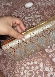 Sparkly Gold Clutch