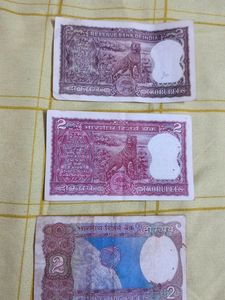 Three Types Of ₹2 Indian Notes