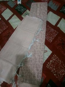 Elegant unstitched salwar kurta with dupatta