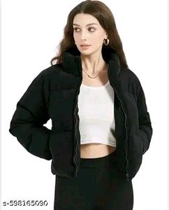 Stylish Black Puffer Jacket
