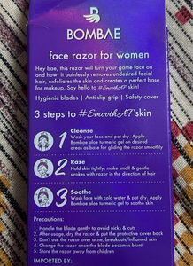 BOMBAE Face Razor Instant Painless Hair Removal