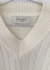 Cream Cable Knit Sweater