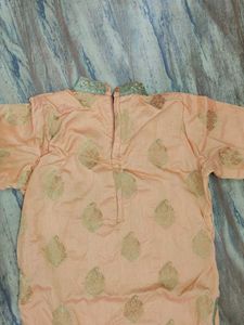Peach Kurta