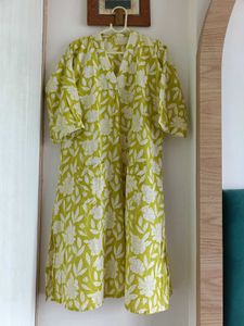 Leafy Print Kurta Pant Set