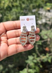 2 Pairs Of AD Earrings