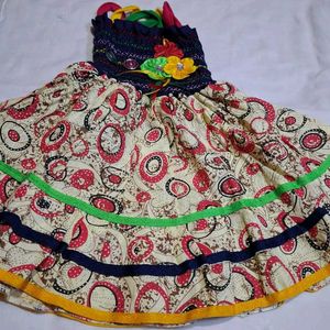 Cute Girls Dress with Floral Details