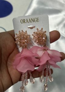 Brand new Pink Floral Earrings