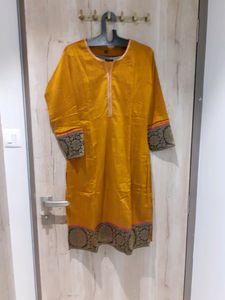 Cotton Silk Kurti Xxl Size ( 44)