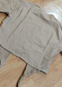 Introducing our chic Brown Crop Top –