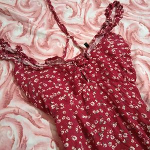 Cutesy Red Mini Dress🍒