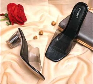 Black Transparent Heel 👠
