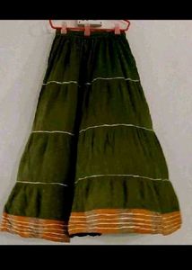 Tiered Ethnic Skirt