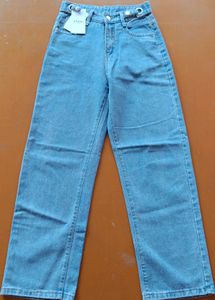 Urbanic Wide Leg Blue Jeans