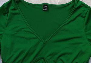 Forest Green Shein Top