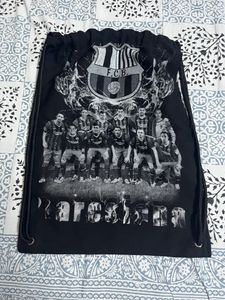 Black FCB Barcelona Print Backpack