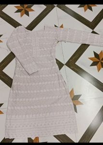 💥Deal Of The Day Embroidery Design Light Pink Kurta