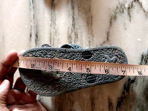 Black Rose Slippers