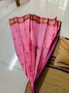 Pink Silk Cotton Saree....