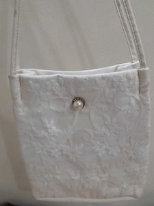 Elegant White Handbag