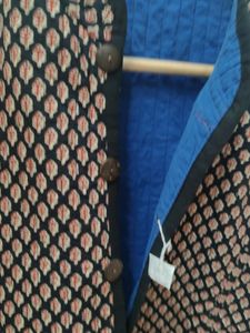 Both Side Wear black And blue Ethnic Coat