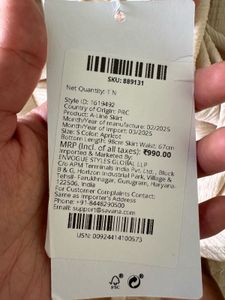 Brand New A-line Skirt (with Tag On)