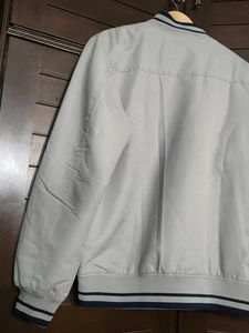 US Polo Assn. Men Grey Blue Bomber Jacket