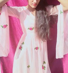 A Net One-piece Dress