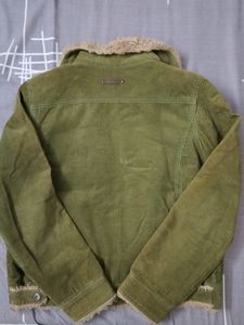 Olive Green Winter Jacket For Women