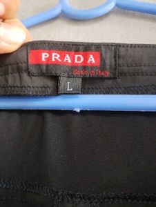 Prada 90&#39;s Vintage Sports Black Nylon Dress