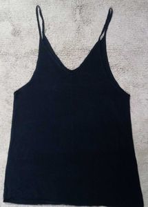 Sleeveless Black Tank Top