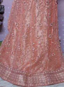 Peach Bridal Lehenga