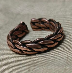 Copper Braided Chunky Ring