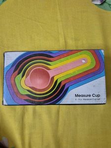 Colorful 6-Piece Measuring Cup Set