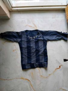 Striped Navy Blue Shirt