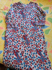 Floral Print Kurta