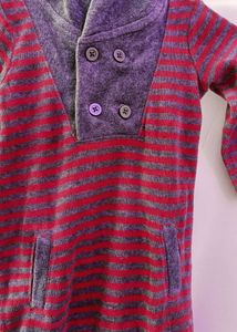 Cute Striped Baby Romper