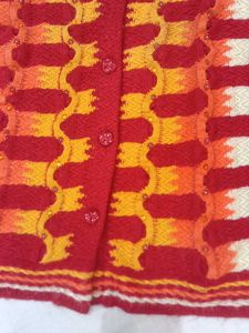 Red Patterned Sweater