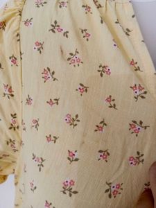 BEAUTIFUL YELLOW FLORAL DRESS