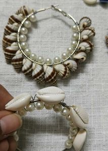 Earings and anklet combo