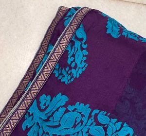Paisley Purple Saree
