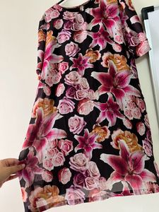 Floral Dress Till Knees